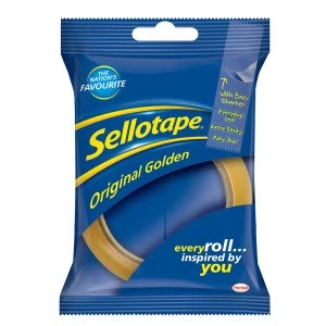Image of Sellotape Original Golden 24mm X 50m