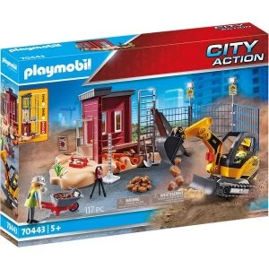 Image of Playmobil City Action Small Excavator with Movable Bucket