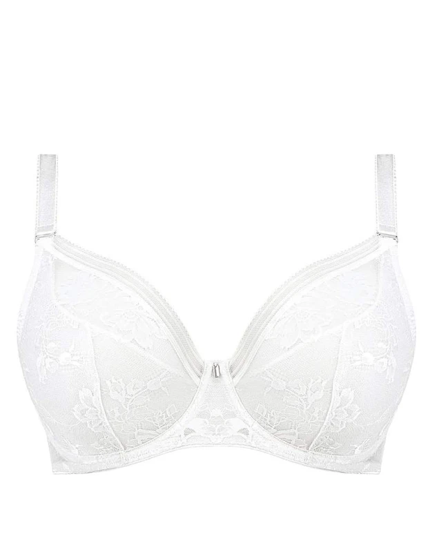 Image of Fantasie Fantasie Fusion Lace Plunge Bra White White - Fantasie - Size: 32FF White Female 32FF LO44705