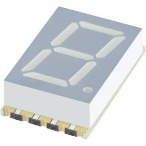 Image of Seven segment display Yellow 10.16mm 1.95 V No. of digits 1