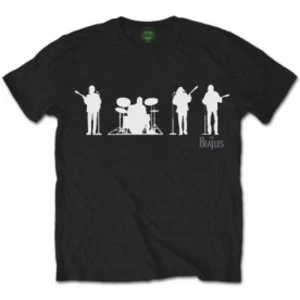 Image of The Beatles Saville Row Line Up (White Silhouettes): Small