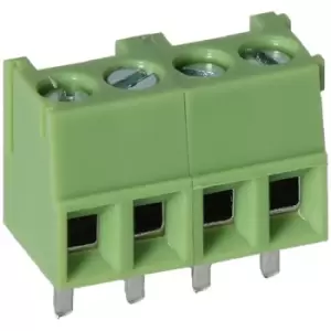 Image of TruConnect 211792 3.5mm 4 Way Low Profile Rising Clamp Terminal Block
