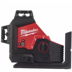 Image of Milwaukee Hand Tools M12 3PL-0C Green 360 3 Plane Laser 12V Bare Unit