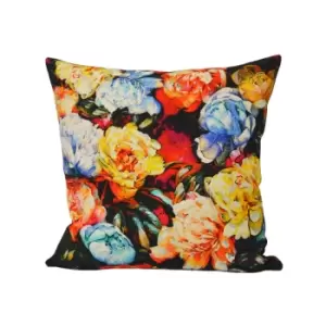 Image of Chaumont Flower Petal 100% Cotton Cushion Cover, Multi, 45 x 45cm - Paoletti