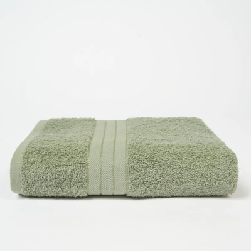 Image of OHS OHS Luxury Bath Towel 100% Cotton Bathroom in Pale Green Pale Green Bath Towel Unisex 5027434214334