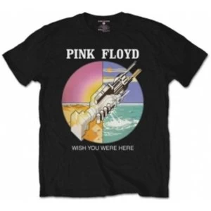 Image of Pink Floyd WYWH Circle Icons Black Mens T Shirt Size: Sma