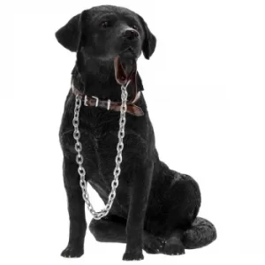 Image of Walkies Black Labrador Sitting Figurine by Lesser & Pavey