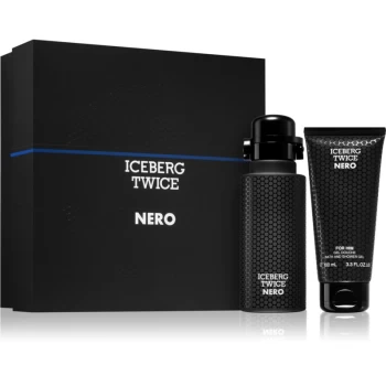 Image of Iceberg Twice Nero Gift Set 125ml Eau de Toilette + 100ml Shower Gel