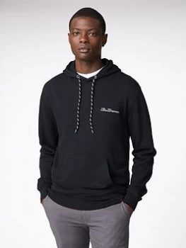 Image of Ben Sherman Hoodie - Anthracite, Anthracite, Size S, Men