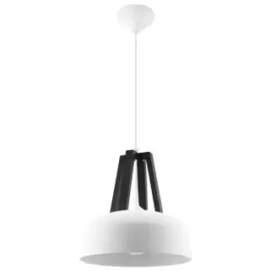 Image of Sollux Pendant Lamp Casco White/Black