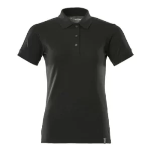 Image of CROSSOVER SUSTAINABLE WOmens POLO SHIRT BLACK (S)