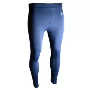 Image of Precision Childrens/Kids Essential Baselayer Sports Leggings (M) (Navy)