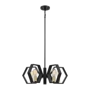 Image of Quoizel Bismarck Pendant Ceiling Light Earth Black
