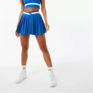 Image of Slazenger ft.Wolfie Cindy Wrap Waist Pleated Skort - Blue