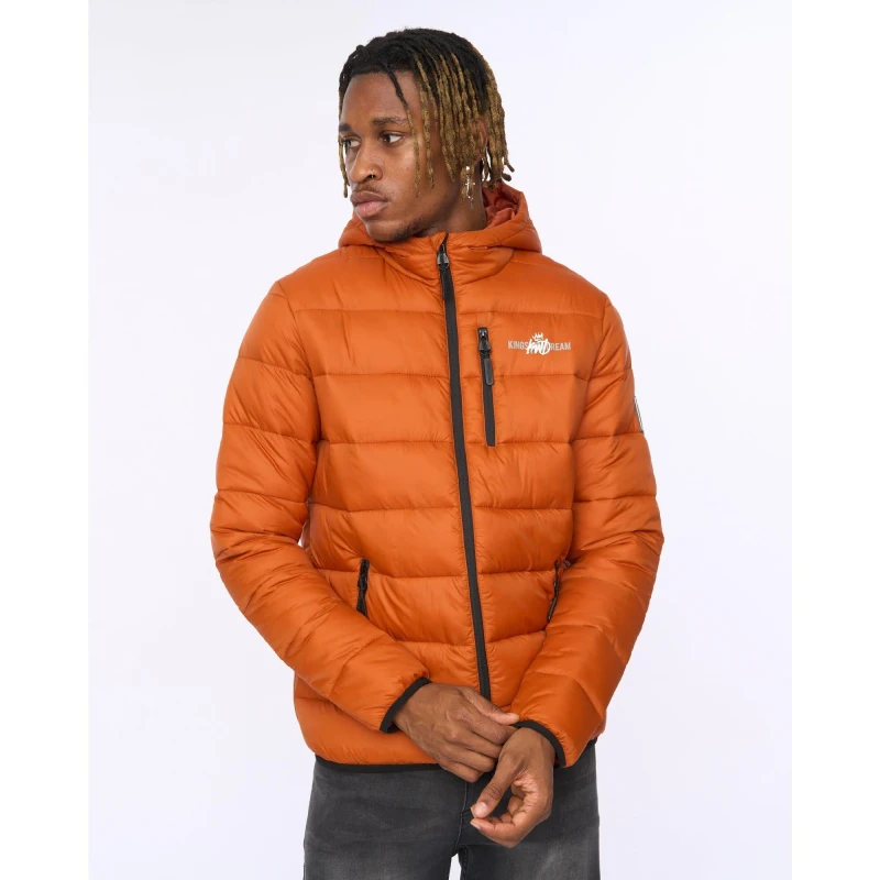 Image of Kings Will Dream Barcana Puffer Jacket Orange male S
