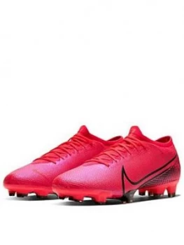 Image of Nike Mercurial Vapor 12 Pro Firm Ground Football Boot - Red/Black