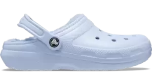 Image of Crocs Classic Lined Clogs Unisex Blue Calcite W8/M7