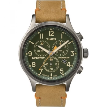 Image of Timex Mens Expedition Scout Tan Strap Watch
