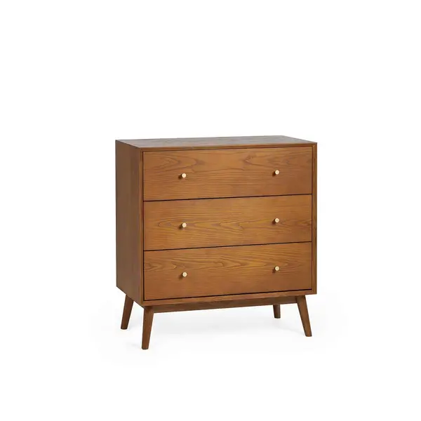 Image of Julian Bowen Lowry 3 Drawer Chest LOW052