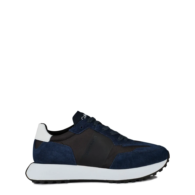 Image of Calvin Klein Suede Trainers - Blue Blue 6