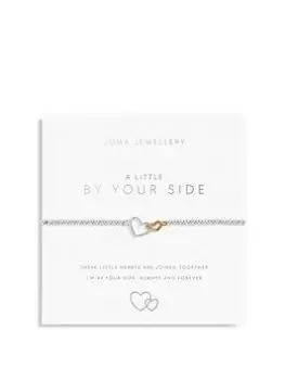 Image of Joma Jewellery A Little... By Your Side Silver And Gold Bracelet - 17.5Cm Stretch