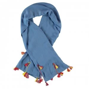 Image of Echo Tassel Sarong - 425 Blue