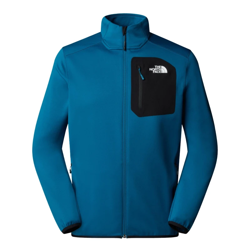 Image of The North Face Crest Full Zip Fleece Mens Mineral Ink male Small