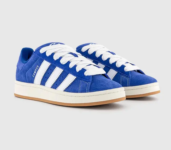 Image of Adidas Womens Campus 00s Trainers Semi Lucid Blue Off White, 7