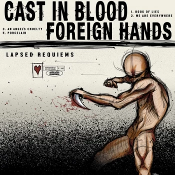 Image of Cast In Blood / Foreign Hands - Lapsed Requiems Red Vinyl