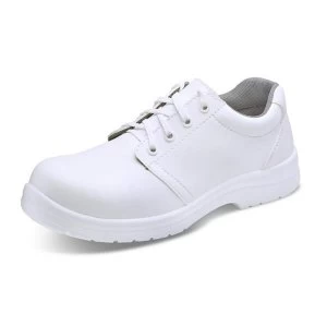 Image of Click Footwear Tie Shoes Micro Fibre S2 Size 6.5 White Ref CF82206.5