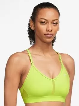 Image of Nike Light Support Indy Bra - Bright Green, Bright Green Size XS Women