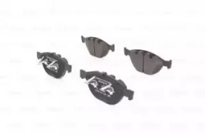 Image of Bosch 0986494349 BP1257 Brake Pad Set Disc Brake Front Axle