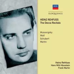 Image of Heinz Rehfuss The Decca Recitals by Modest Mussorgsky CD Album