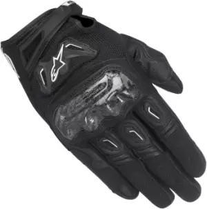 Image of Alpinestars Stella SMX-2 Air Carbon V2 Ladies Motorcycle Gloves, black, Size XS for Women, black, Size XS for Women