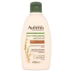 Image of Aveeno Daily Moisturising Yogurt Body Wash Vanilla & Oat 300ml
