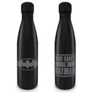 Image of Batman (Who Cares I'm Batman) Metal Drinks Bottle