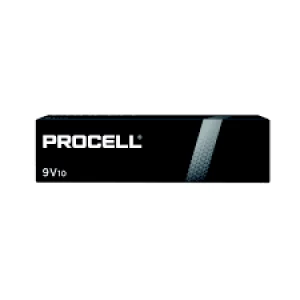 Image of Duracell Procell 9V Batteries Pack of 10 5007608