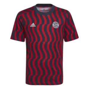 Image of adidas FCB Pre Match Shirt 21/22 Junior Boys - Blue