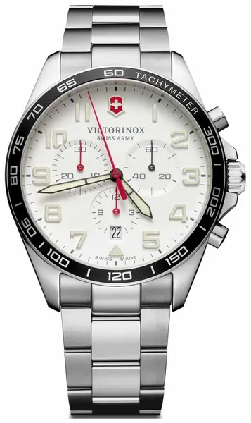 Image of Victorinox 241856 Mens Fieldforce Chronograph White Watch
