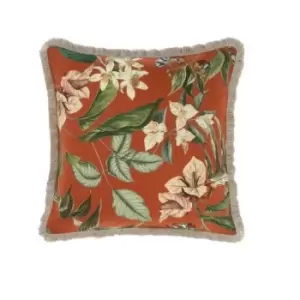 Image of Linen House Anastacia Square Cushion (One Size) (Multicoloured) - Multicoloured
