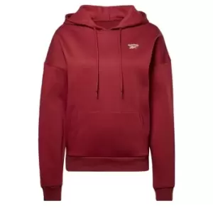 Image of Reebok Identity Fleece Hoodie Womens - Classic Burgundy
