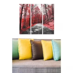 Image of MDF7188423 Multicolor Decorative MDF Painting (3 Pieces)