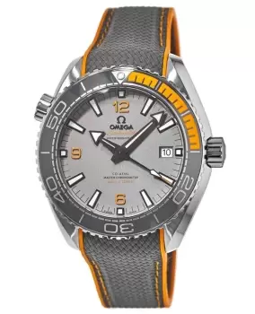 Image of Omega Seamaster Planet Ocean 600M 43.5mm Titanium Case Grey Rubber Strap Mens Watch 215.92.44.21.99.001 215.92.44.21.99.001