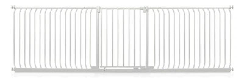 Image of Safetots Elite Pressure Safety Gate, 271Cm - 280Cm, Matt White, Pressure Fit Stair Gate