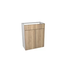 Image of Wickes Vienna Oak Fitted Vanity Unit - 600 mm