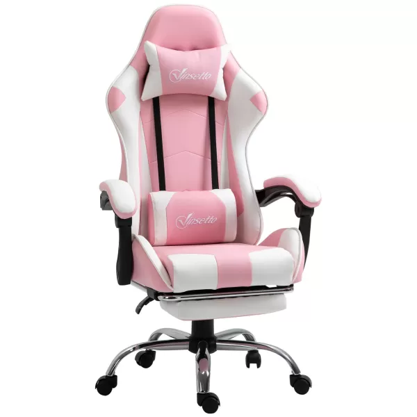 Image of Racing Gaming Chair with Lumbar Support, Home Office Desk