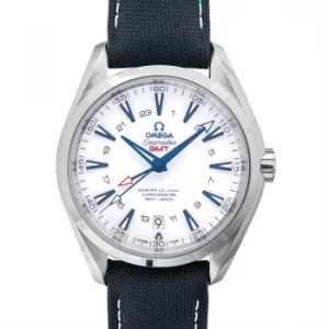 Image of Seamaster Aqua Terra 150M Master Co-Axial GMT 43mm Automatic White Dial Titanium Mens Watch