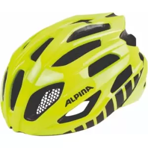 Image of Alpina Fedaia Road Helmet Yellow/White 58-63cm