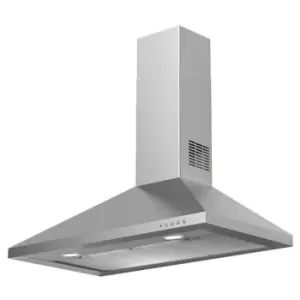 Image of DeLonghi DCH900SS 90cm Chimney Hood in Stainless Steel 3 Speed Fan B Rated