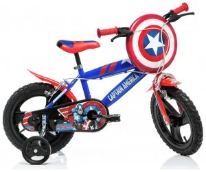 Image of Marvel Captain America 16" Wheel Size Kids Bike